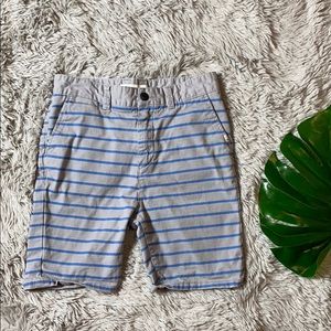 🌺Quiksilver boys grey striped shorts size 28